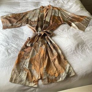 Vintage gold Kimono robe